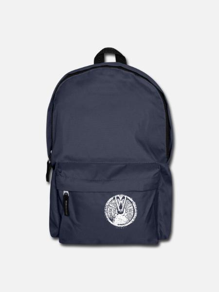 Maschinentelegraph (white oldstyle) - Rucksack - Navy
