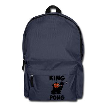 ping pong, table tennis funny humor - Backpack - navy - Front