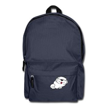 Bobtail drôle - Sac à dos - bleu marine - Devant
