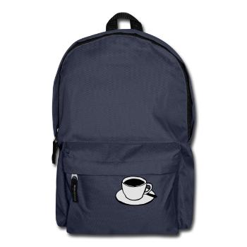 Le café - Sac à dos - bleu marine - Devant