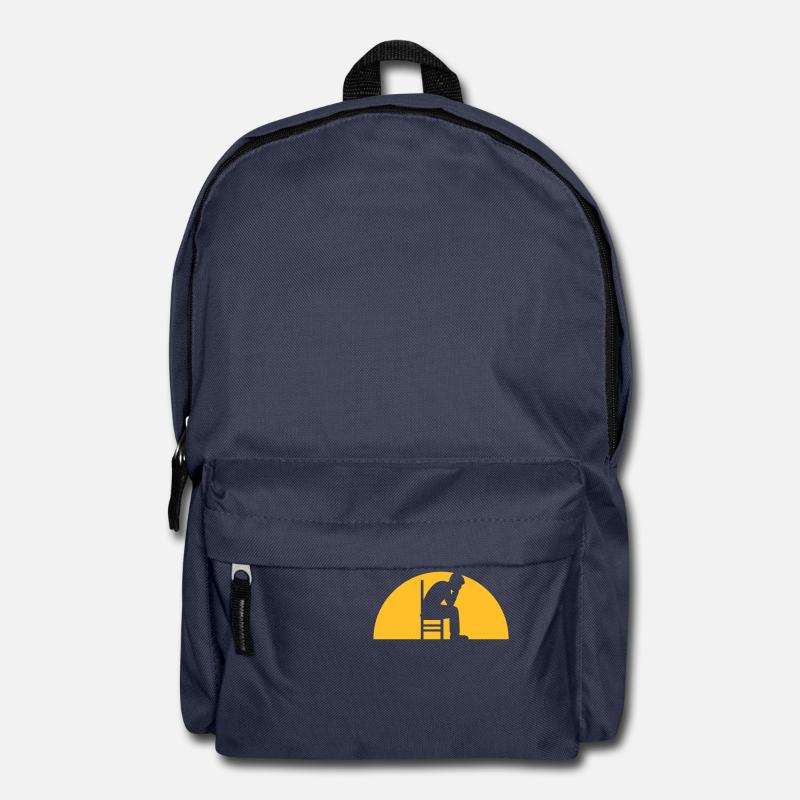 Sonne Depression Mann - Rucksack - Navy