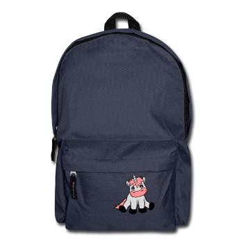 Sedentary cute unicorn - Backpack - navy - Front