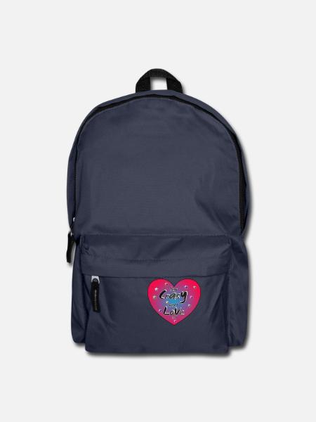 I am crasy - Rucksack - Navy