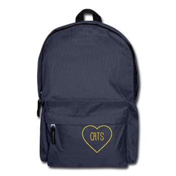 Cat lover - Backpack - navy - Front