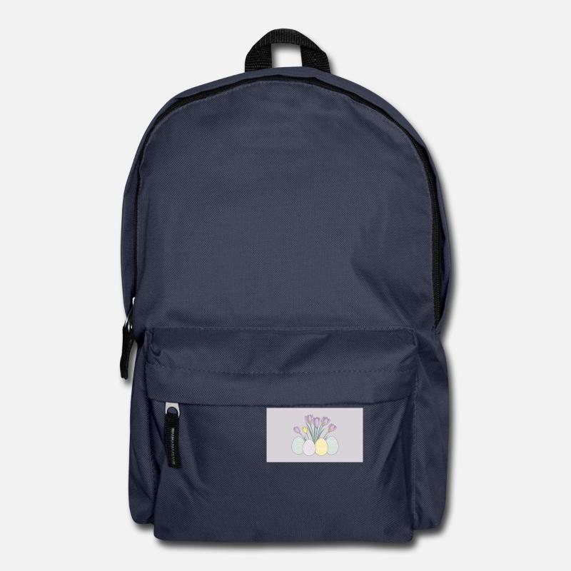 Easter Crocuses - Backpack - navy