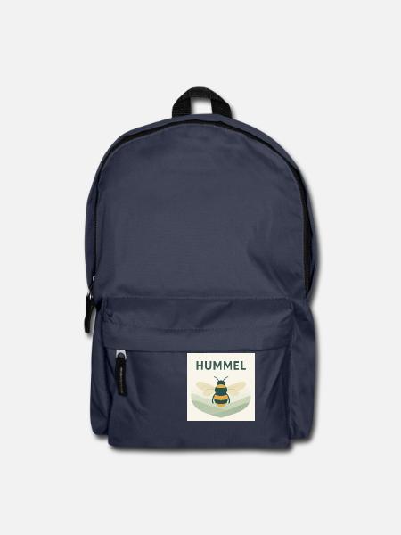 Hummel – Stylisches Naturmotiv für alle Bienenfreu - Rucksack - Navy