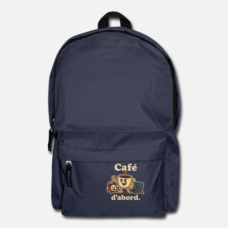 Coffee First - Backpack - navy