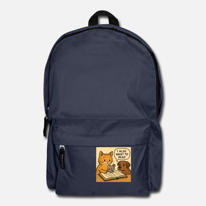 Ich will auch lesen! - Rucksack - Navy