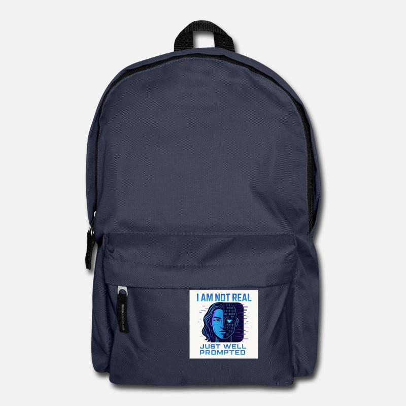 Halb Mensch halb Digital - Rucksack - Navy