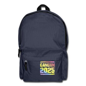 Cancun 2025 Coloré - Sac à dos - bleu marine - Devant