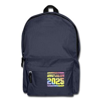 Amsterdam 2025 Colorful - Backpack - navy - Front