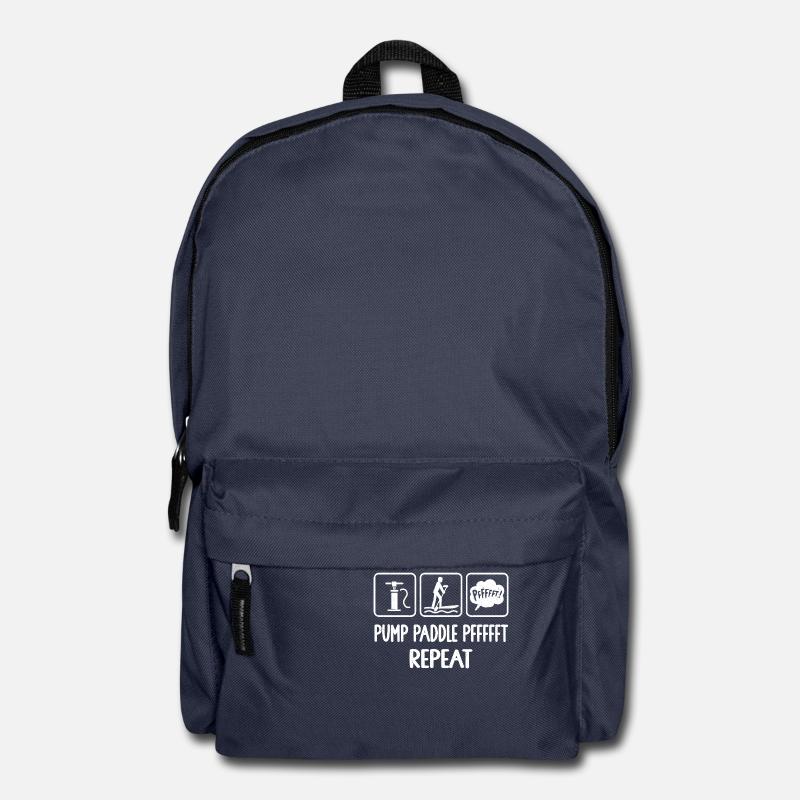 Stand Up Paddling, Stand Up Paddle, SUP Paddler, - Rucksack - Navy