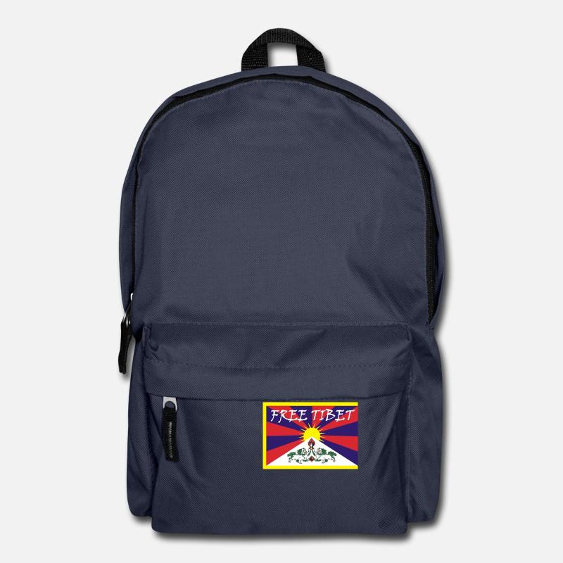 Free Tibet - Rucksack - Navy