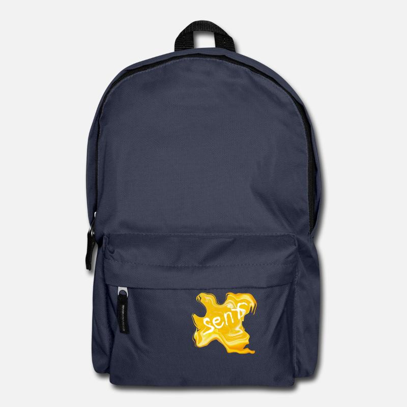 Senf-fleck - Rucksack - Navy