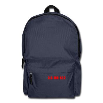 Triathlon Langdistanz km - Rucksack - Navy - Vorne