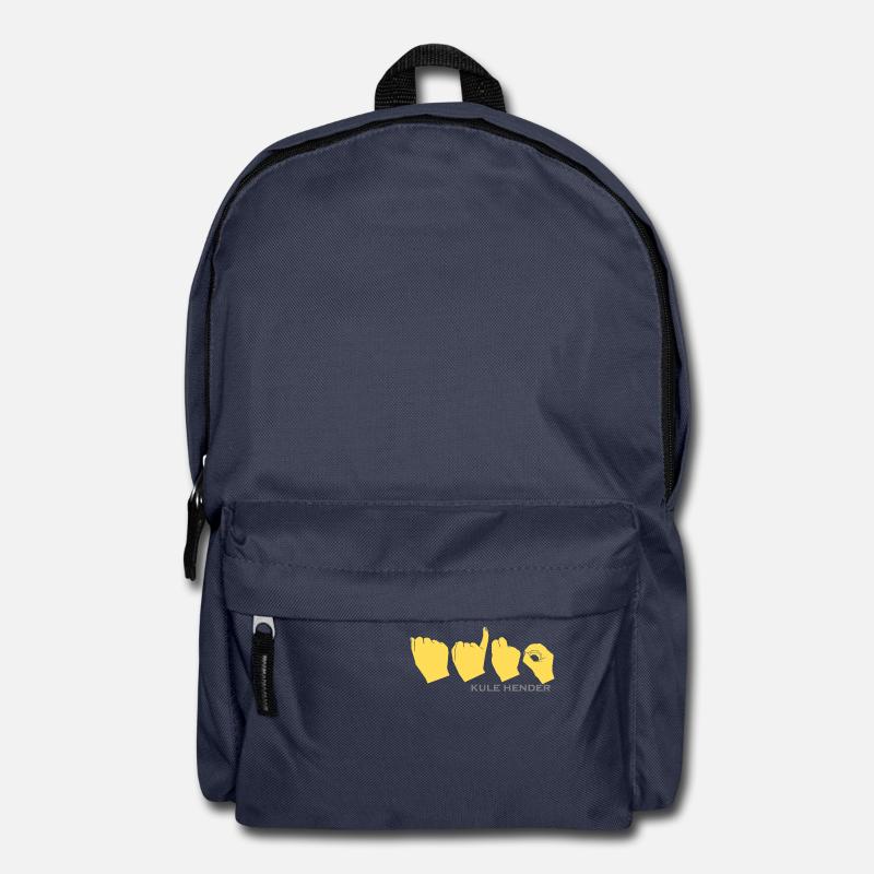Aino mit senfgelber Farbe - Rucksack - Navy