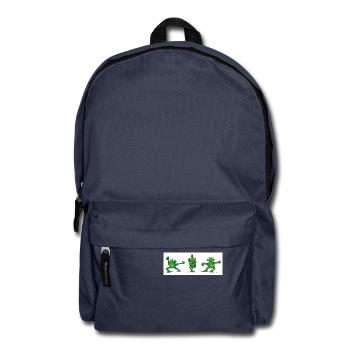 Sei kein Frosch - mach Tai Chi - Rucksack - Navy - Vorne