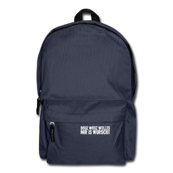 Bayer douz wosz wollts - Rucksack - Navy - Vorne