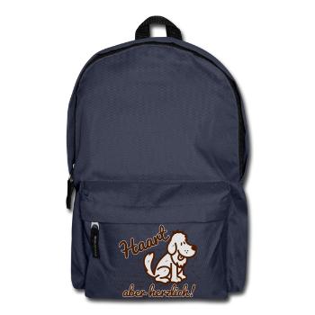 Haart - aber herzlich - Rucksack - Navy - Vorne