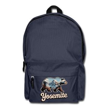 Yosemite Bear - National Park Outdoor Design - Backpack - navy - Front