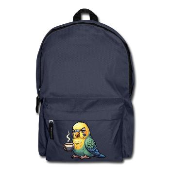 Wellensittich Wellensittichbesitzer Wellensittiche - Rucksack - Navy - Vorne