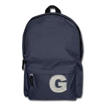 G, letter, letter G, initial, initial G, monogram, - Rucksack - Navy - Vorne