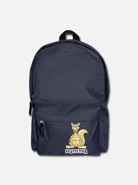 Känguru - Beuteltier - 2C - Rucksack - Navy