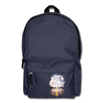 i am on my way - Rucksack - Navy - Vorne