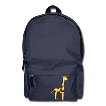 giraffe zoo circus zirkus safari1 - Rucksack - Navy - Vorne