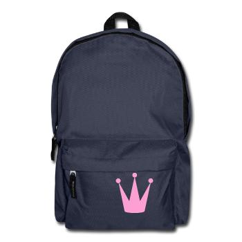 CROWN PINK - Backpack - navy - Front
