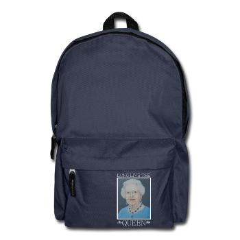 Queen of England Elisabeth - Gift idea - Backpack - navy - Front