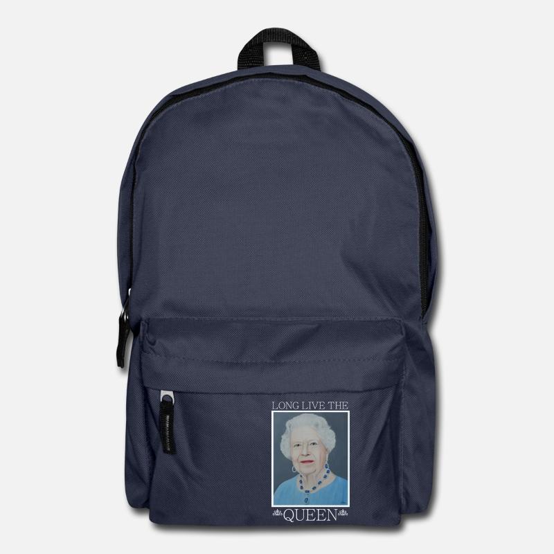 Königin von England Elisabeth - Geschenkidee - Rucksack - Navy