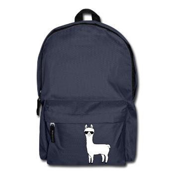 Cool Sonnenbrille Alpaka - Rucksack - Navy - Vorne