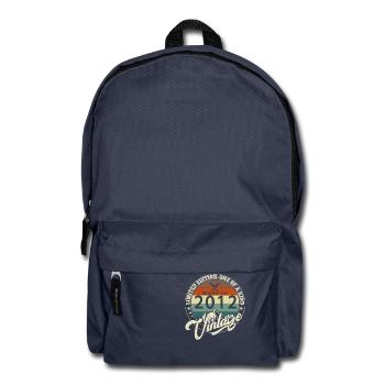 Jahrgang 2012 Best of 2012 - 13 Jahre alter Geburtstag - Rucksack - Navy - Vorne
