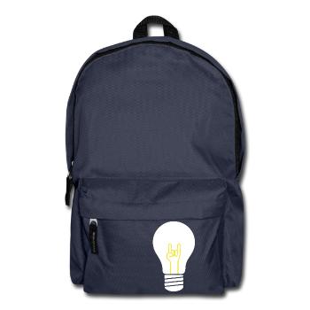 yellow rock bulb - Rucksack - Navy - Vorne