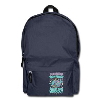 Diamond Painting? Das ist mein Workout - Rucksack - Navy - Vorne