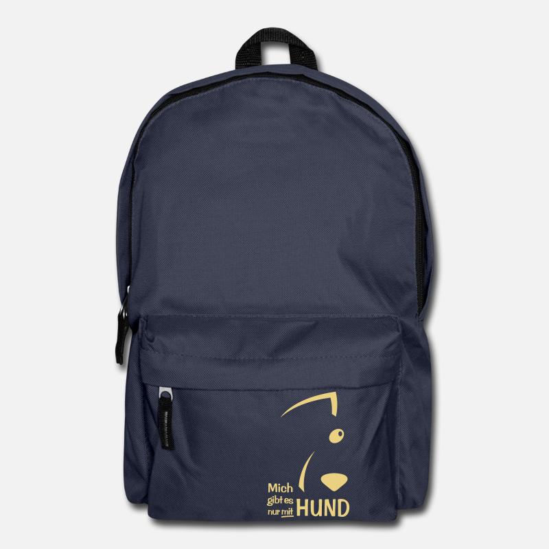 Nur mit HUND - Rucksack - Navy