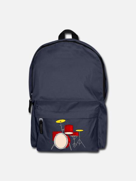 schlagzeug drummer musiker - Rucksack - Navy