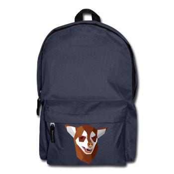Chihuahua anxieux géométrique - Sac à dos - bleu marine - Devant