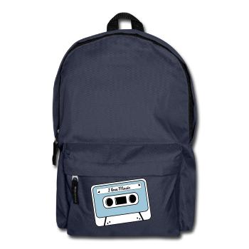 I love music cassette - Backpack - navy - Front