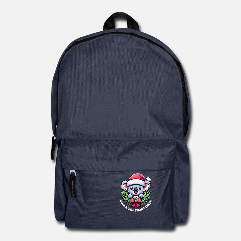 Weihnachts-Koala - Rucksack - Navy