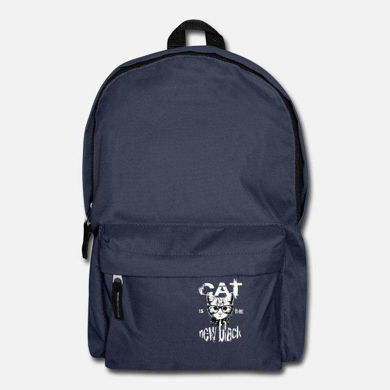 Cat is the new black - Backpack - navy