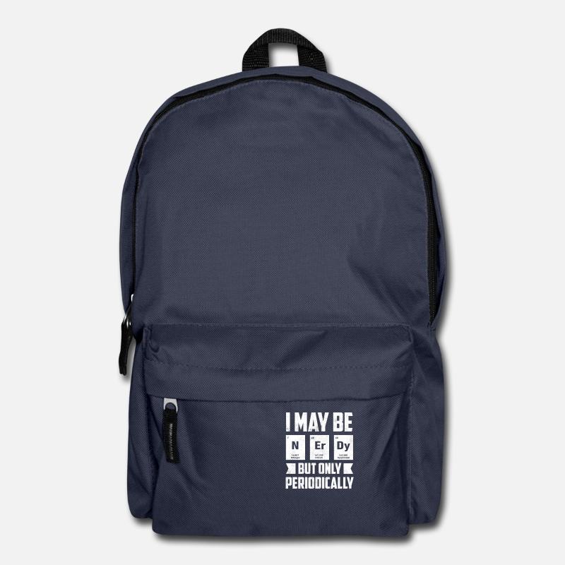 Nerd - Chimie - Enseignant - Sac à dos - bleu marine
