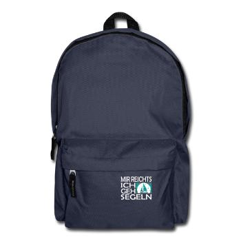 Lustiger Segler und Seefahrer Spruch - Rucksack - Navy - Vorne