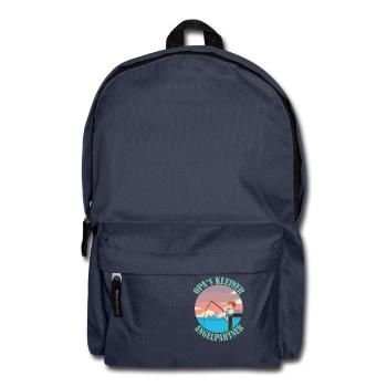 Opas kleiner Angelpartner - Rucksack - Navy - Vorne
