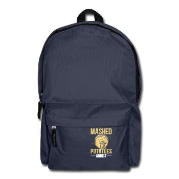 Kartoffelbrei Kartoffelpüree - Rucksack - Navy - Vorne