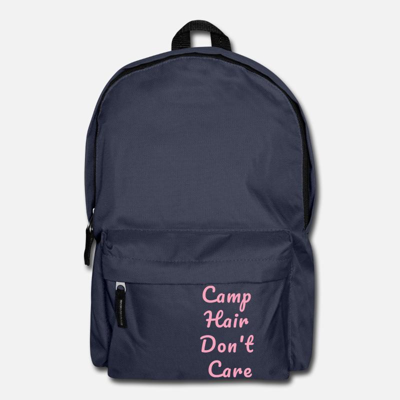 Camp Hair Do not Care - Camper Camp Camping - Backpack - navy