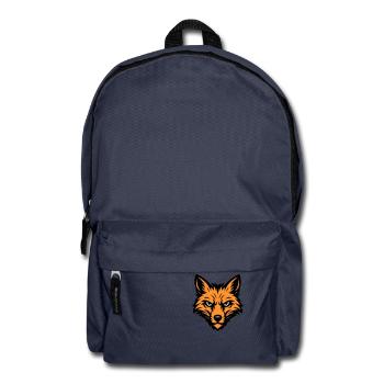 Fox Head Animal - Backpack - navy - Front