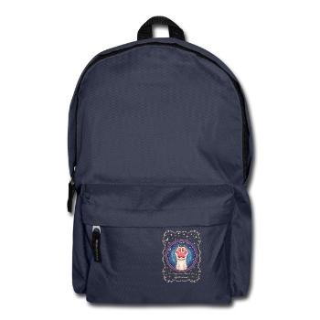 Die vergessene Kunst des Pfötchenlesens - Rucksack - Navy - Vorne