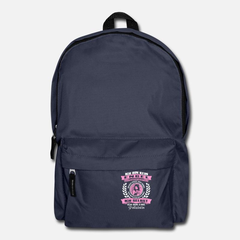 Ich bin eine Polizistin - Rucksack - Navy
